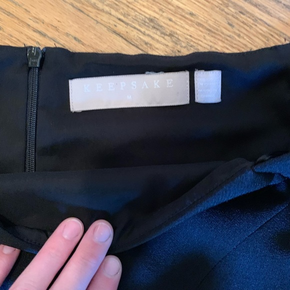 Keepsake Off Shoulder Black Dress - Picture 2 of 2